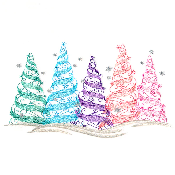 Frosted Mirage Forest Border - Image 2