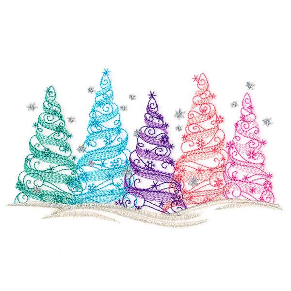 Frosted Mirage Forest Border - Image 7