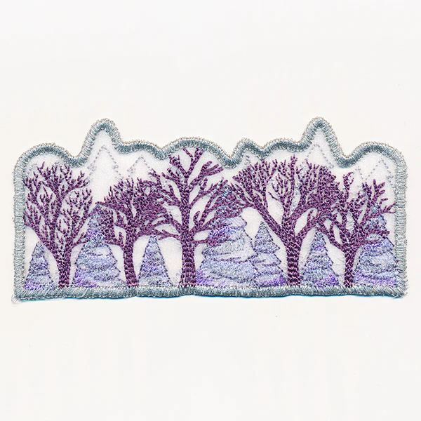 Frosted Winter Votive Wrap (Organza) - Image 6