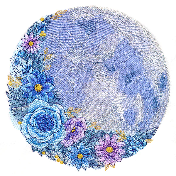 Full Moon in Flowers