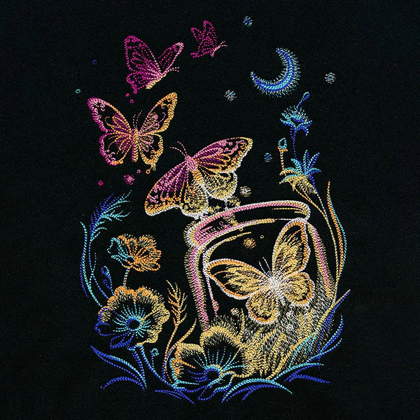Garden Radiance at Night - Image 7