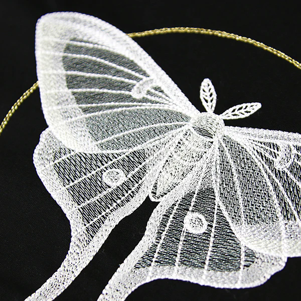 Ghostly Luna Moth - Image 10