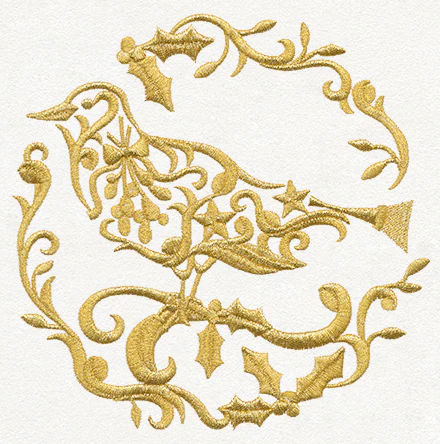 Gilded 12 Days of Christmas - Calling Bird - Image 3