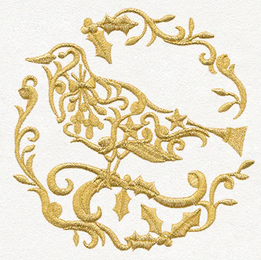 Gilded 12 Days of Christmas - Calling Bird - Image 4