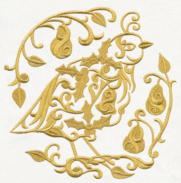 Gilded 12 Days of Christmas - Partridge - Image 6