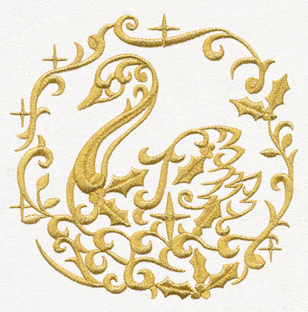 Gilded 12 Days of Christmas - Swan - Image 3