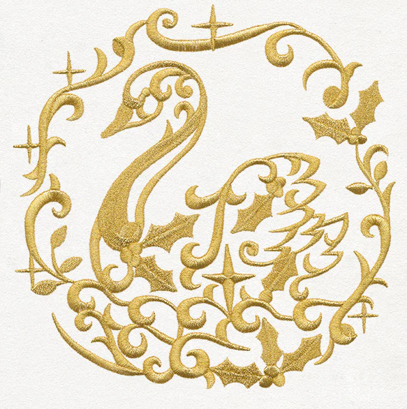 Gilded 12 Days of Christmas - Swan - Image 6
