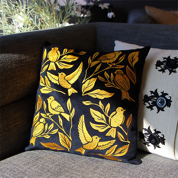 Gilded Birds & Botanicals Square 1 - Image 2