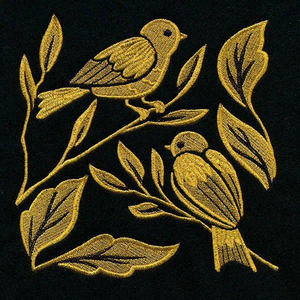 Gilded Birds & Botanicals Square 2 - Image 10