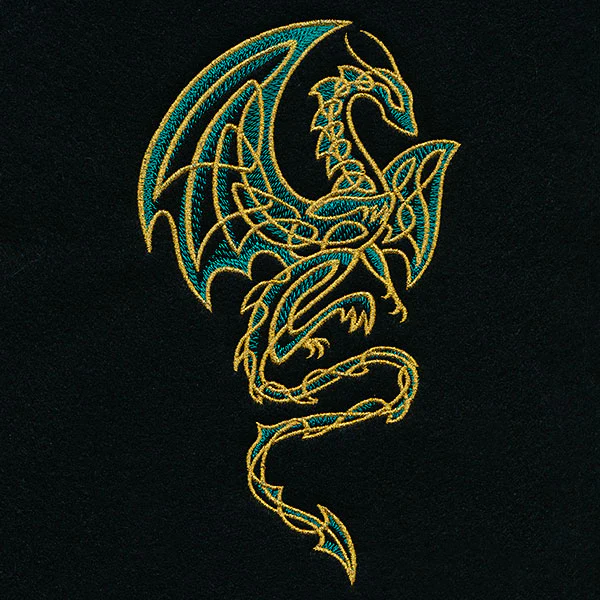 Gilded Celtic Knotwork Dragon - Image 7