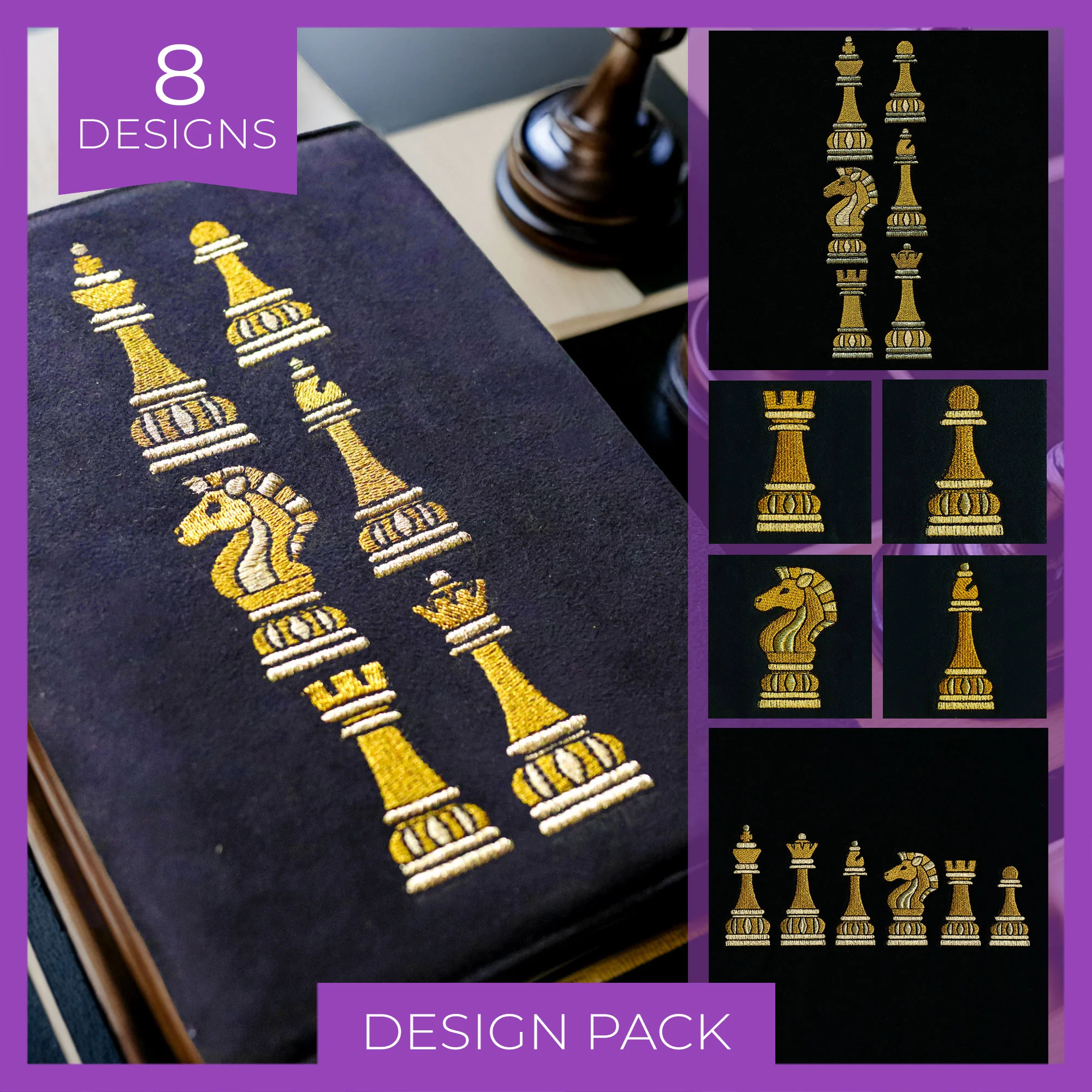 Gilded Chess Pieces Design Pack - Image 5