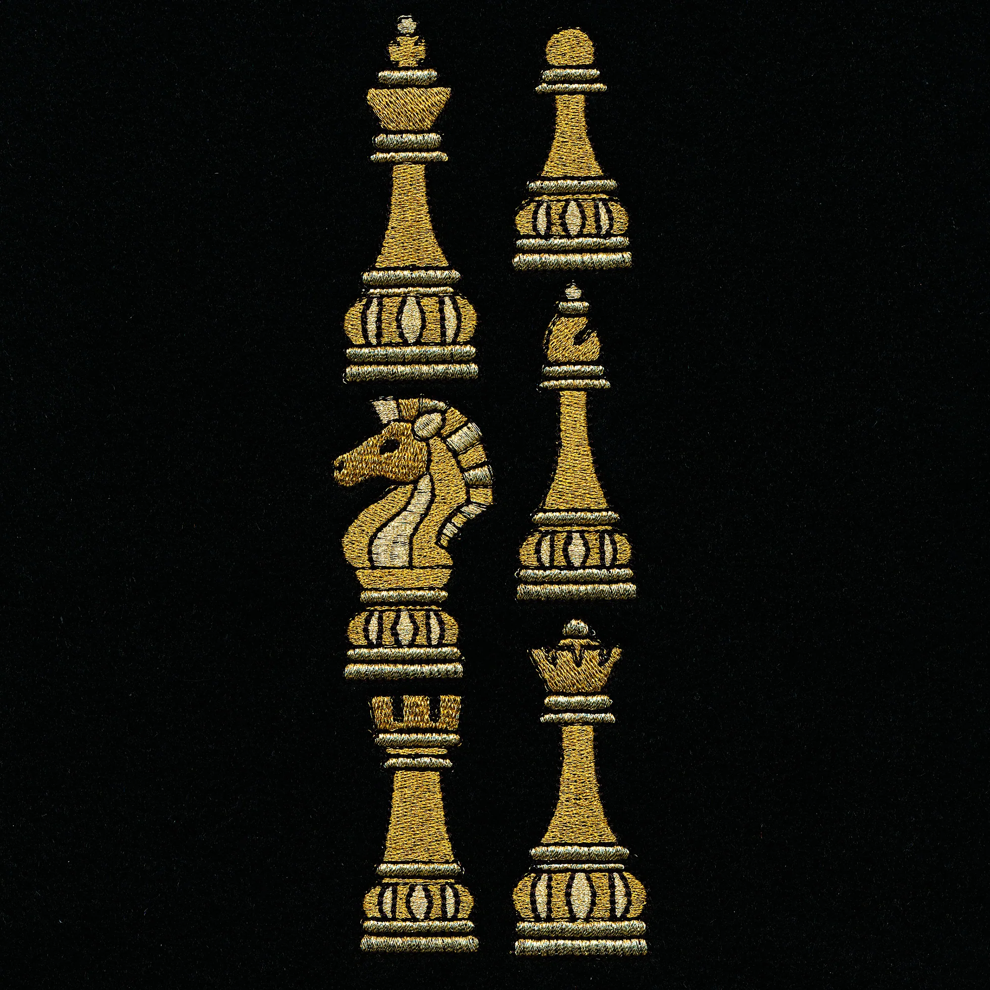 Gilded Chess Pieces - Vertical Border - Image 5