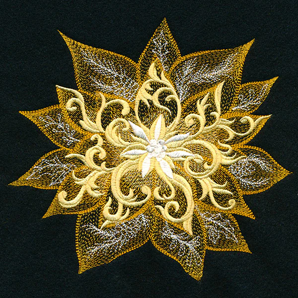 Gilded Christmas Poinsettia