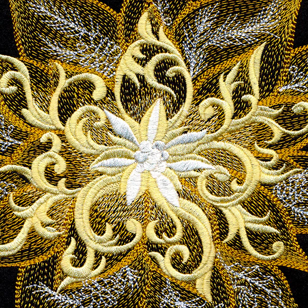 Gilded Christmas Poinsettia - Image 2