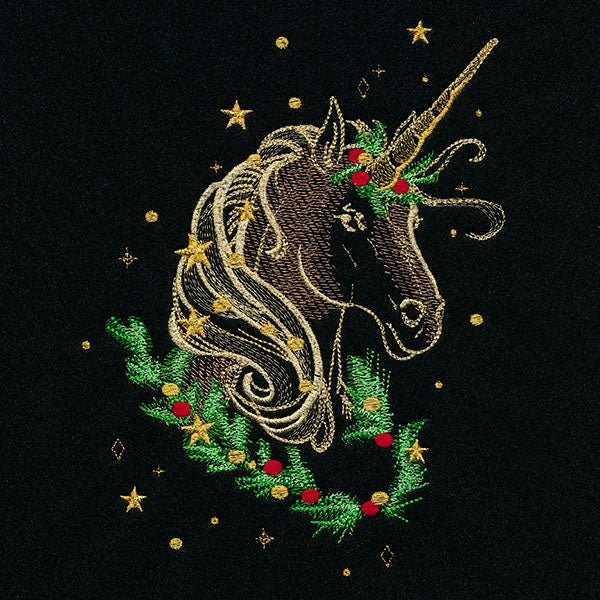 Gilded Christmas Unicorn - Image 2