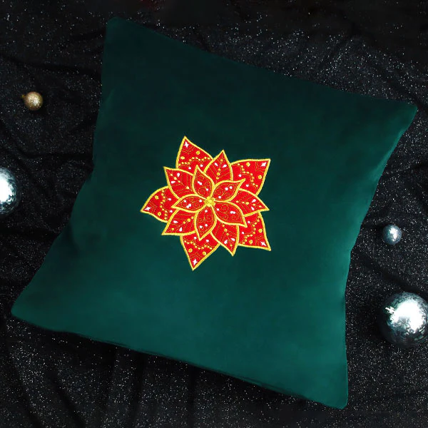 Gilded & Glam Christmas Poinsettia (Applique) - Image 4
