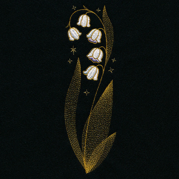 Gilded Lily of the Valley Border - Image 13