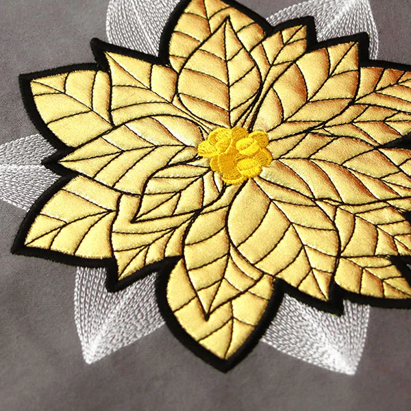 Gilded Poinsettia (Applique) - Image 4