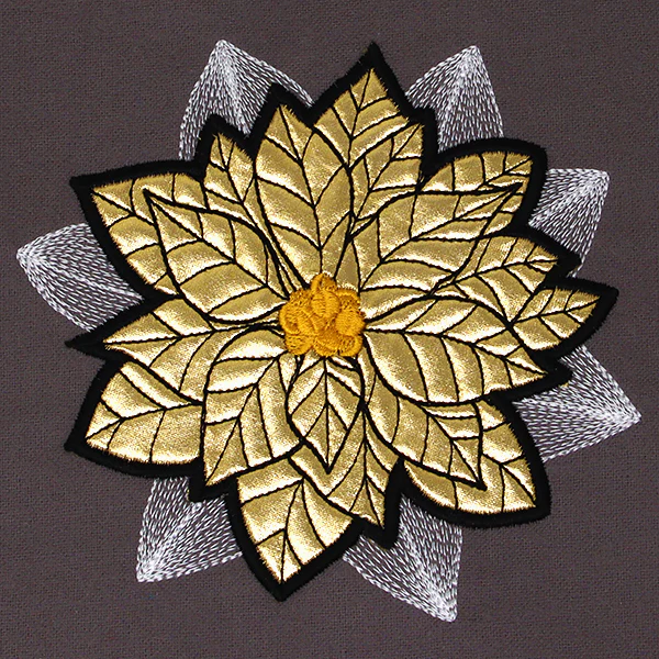 Gilded Poinsettia (Applique) - Image 5