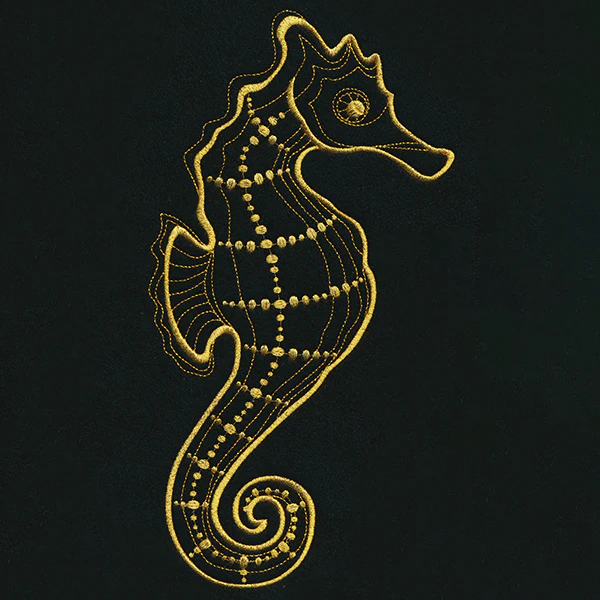 Gilded Seahorse