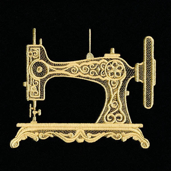 Gilded Sewing Machine - Image 4