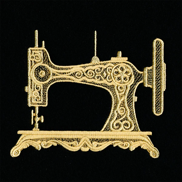 Gilded Sewing Machine - Image 7