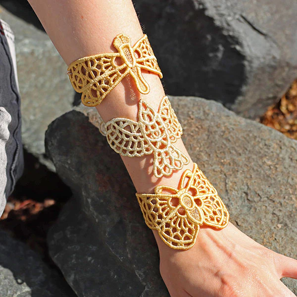 Gilded Wings Bracelet - Butterfly (Lace) - Image 3