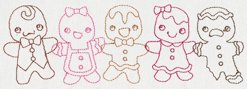 Gingerbread Kids Border - Image 4
