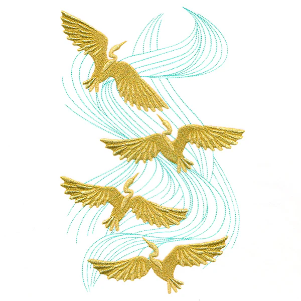 Glistening Cranes