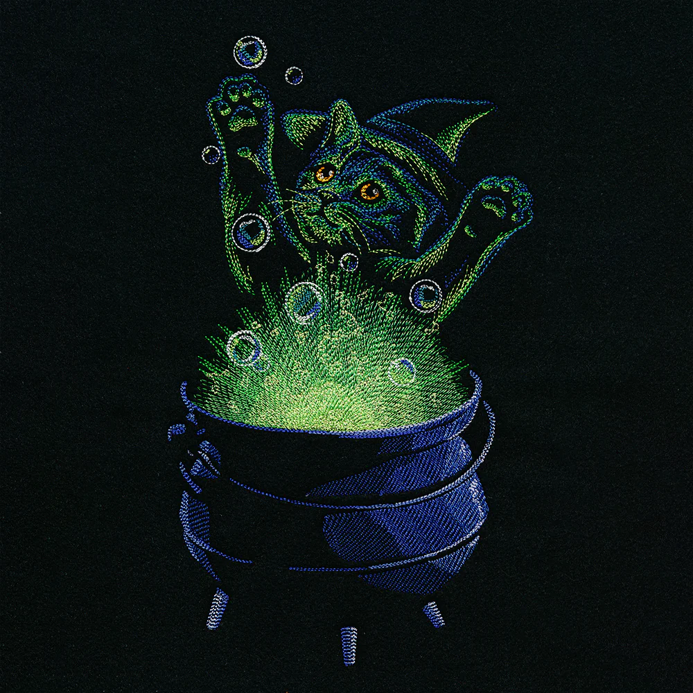 Glowing Kitty Cauldron