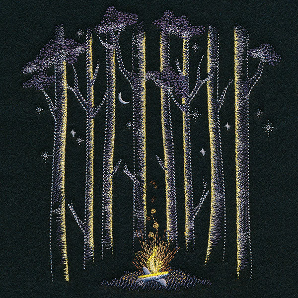 Glowing Midnight Forest - Image 3