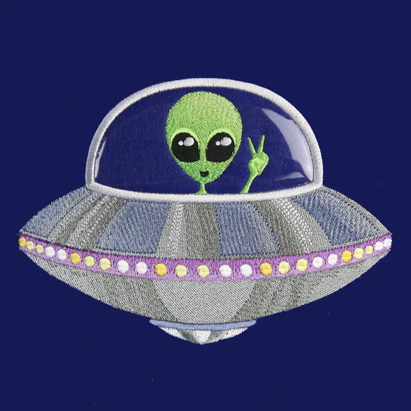 Greetings Earthling (Vinyl Applique) - Image 3