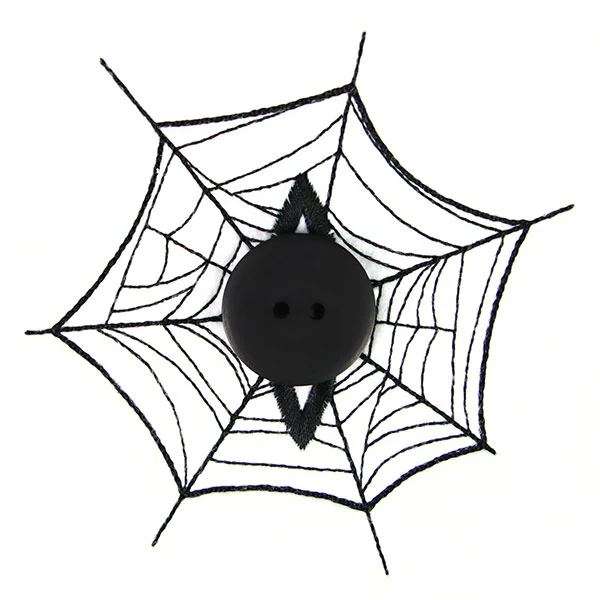 Halloween Buttonhole - Spiderweb - Image 2