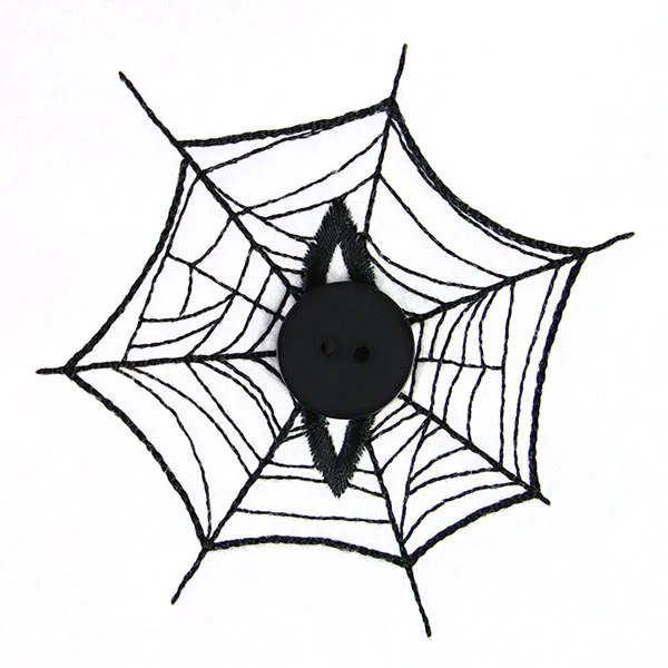 Halloween Buttonhole - Spiderweb - Image 4