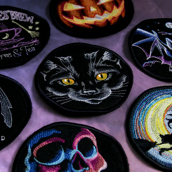 Halloween Coasters - Black Cat (In-the-Hoop) - Image 8