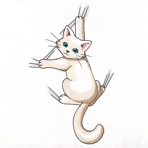 Hang in There Smiling Kitty