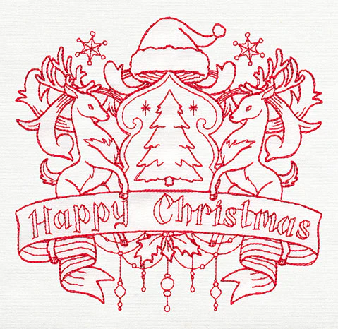 Happy Christmas Crest - Image 4