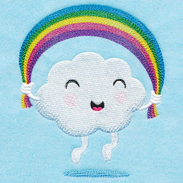 Happy Day Cloud with Rainbow - Image 3