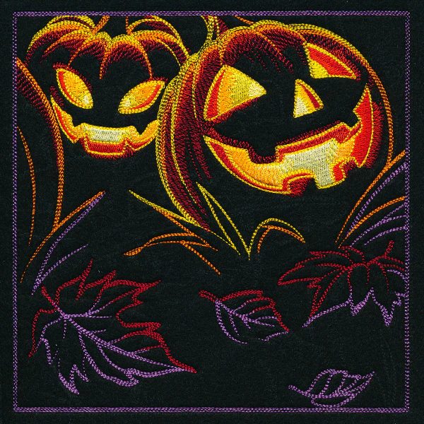 Haunted Halloween Scene II Square 5 - Image 9