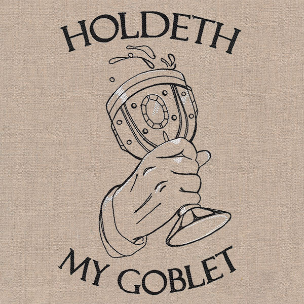 Holdeth My Goblet Etching - Image 11