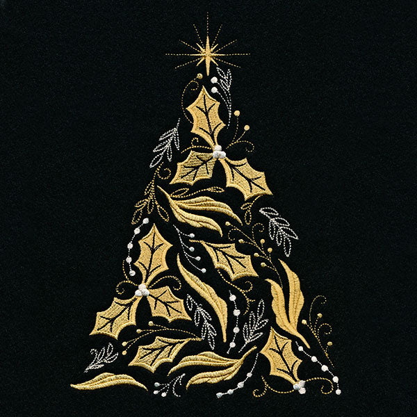Holly & Berries Christmas Tree - Image 10