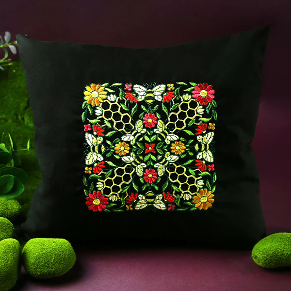 Honeybee Kaleidoscope Square - Image 6