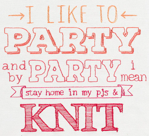 I Like to Party - Knit - Image 2