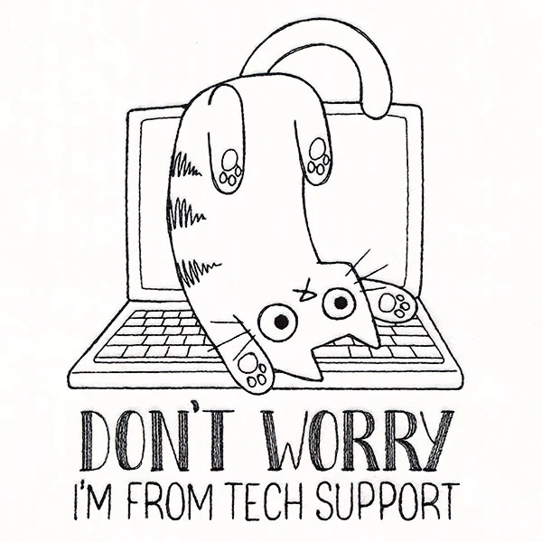 I'm From Tech Support Cat - Image 9