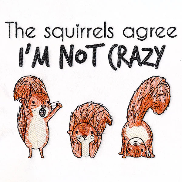I'm Not Crazy Squirrels - Image 7