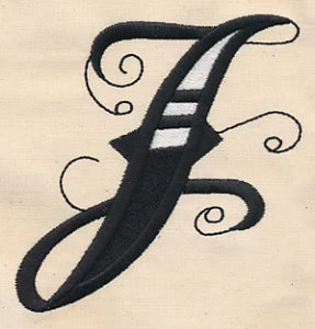 Inked Letter J