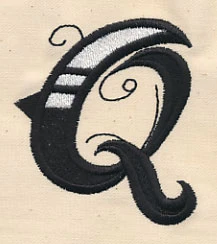 Inked Letter Q - Image 2