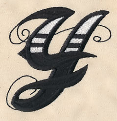 Inked Letter Y - Image 2