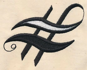 Inked Punctuation - Number Sign