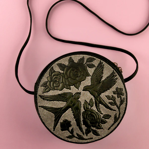 Intricate Swallows and Blooms (Embossed) - Image 19